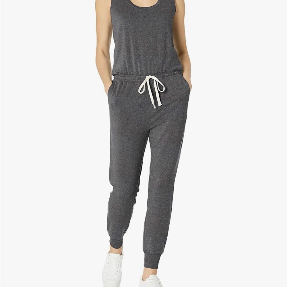 Amazon Essentials Charcoal Sleeveless Jumpsuit